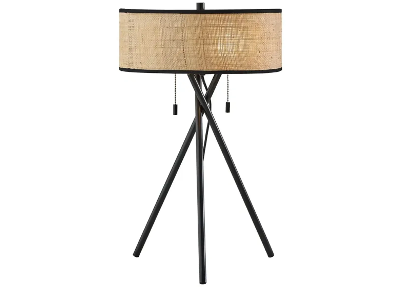 Bushwick Table Lamp in Black by Adesso Inc