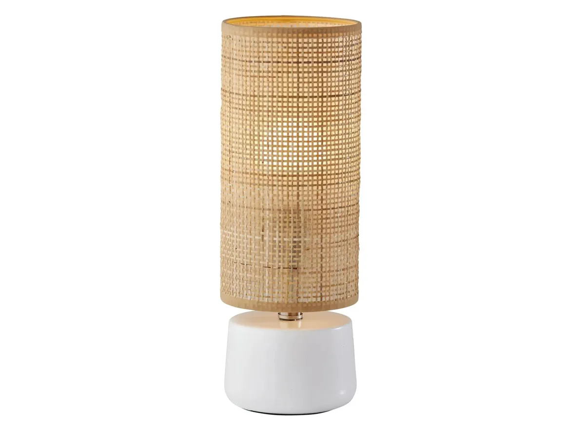 Sheffield Table Lantern in White by Adesso Inc