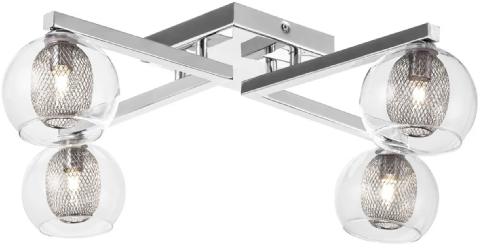 Estelle 4 Ceiling Mount in CLEAR by Nuevo