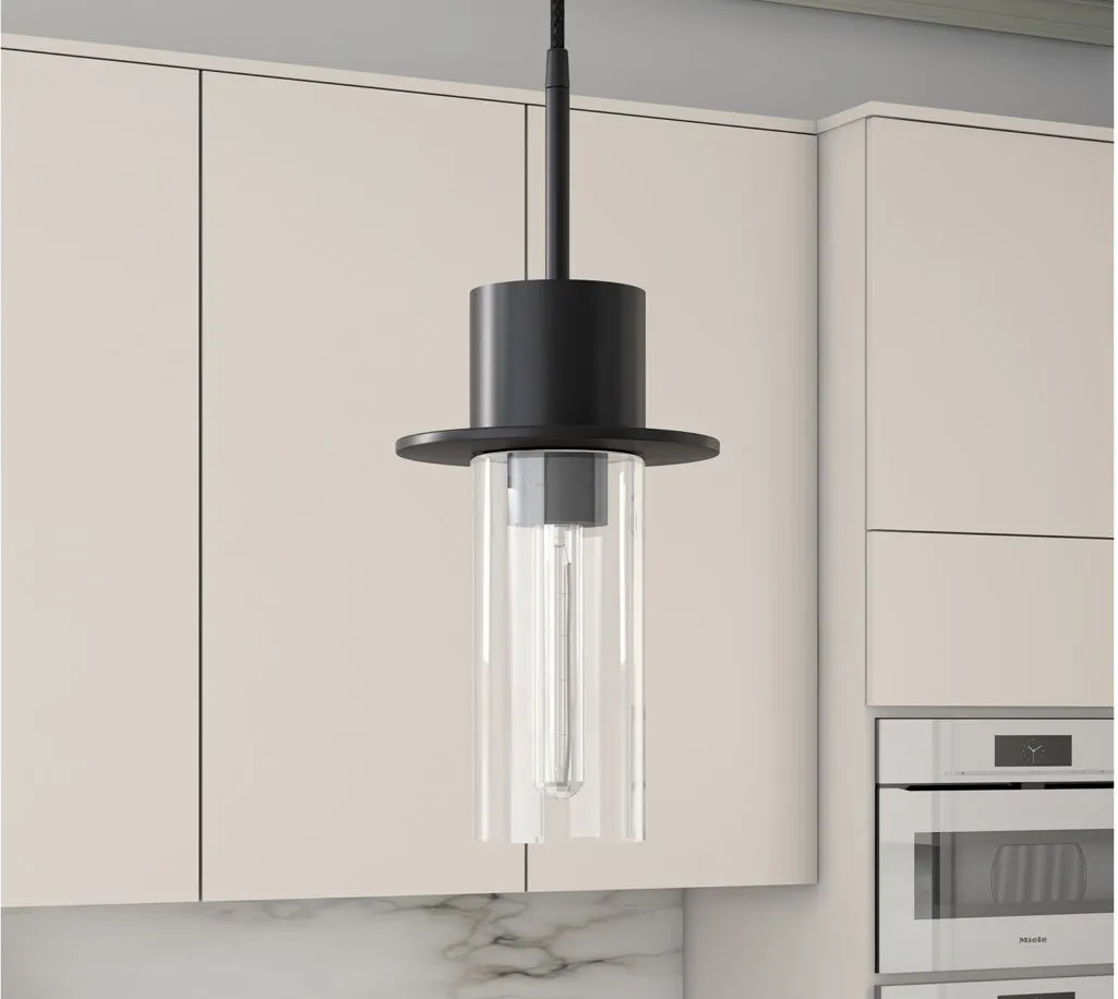 Alba Pendant in Blackened Bronze by Hudson & Canal