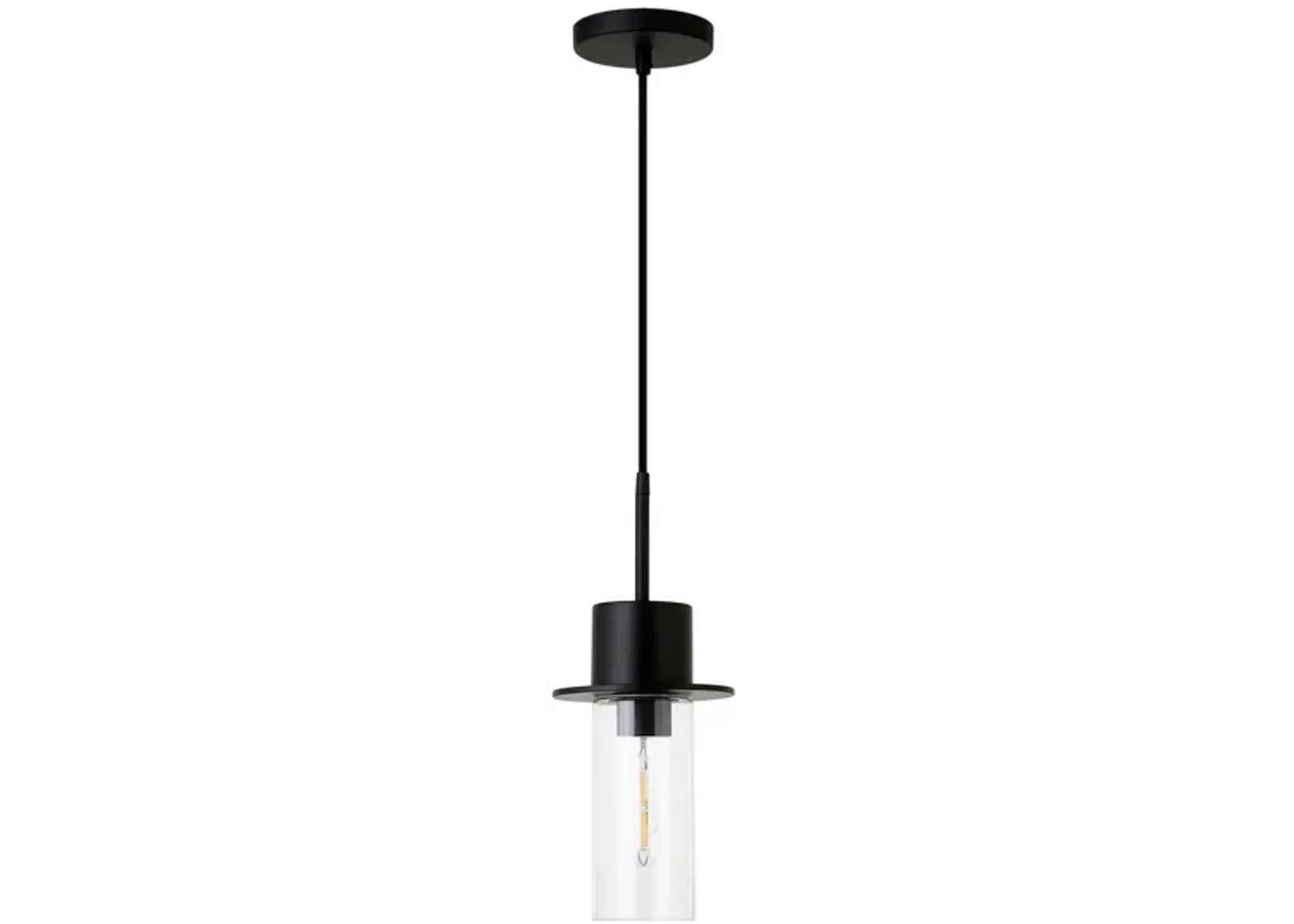 Alba Pendant in Blackened Bronze by Hudson & Canal