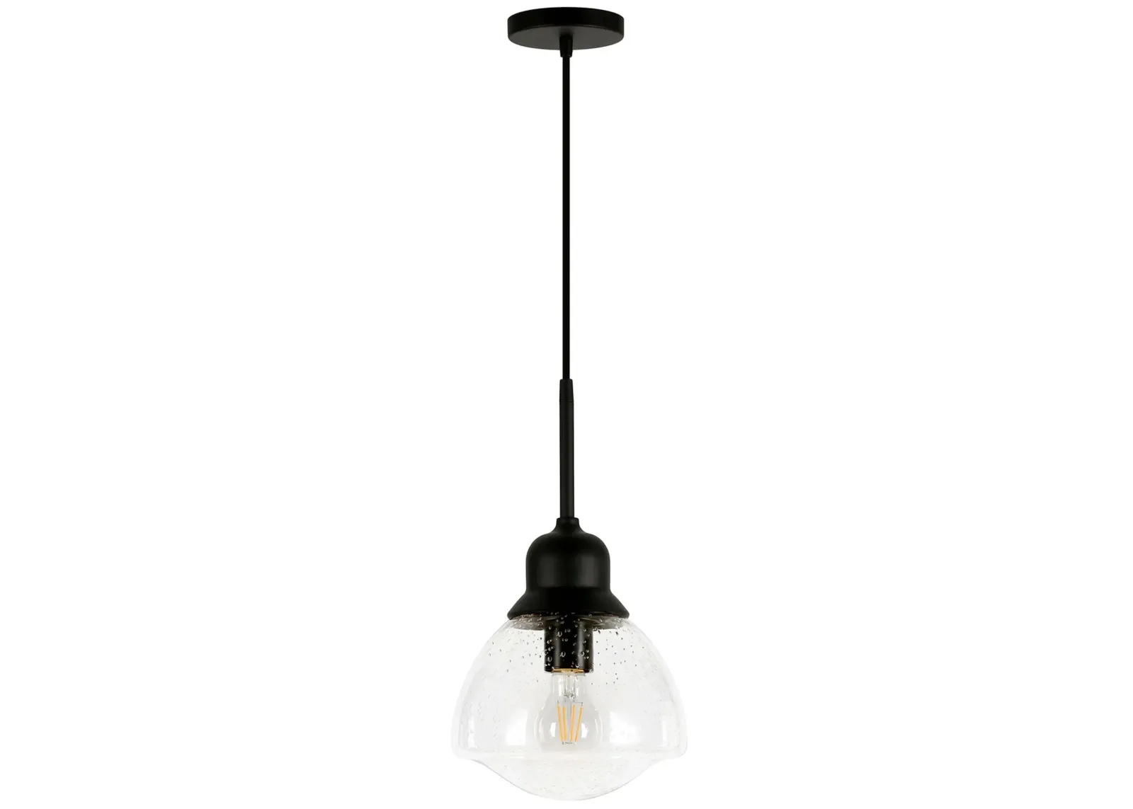 Casey Pendant in Blackened Bronze by Hudson & Canal