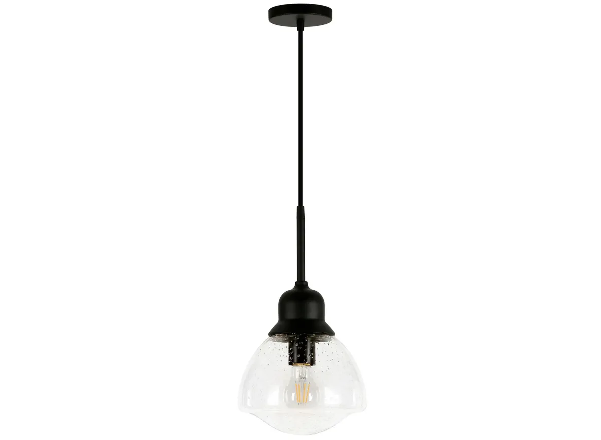 Casey Pendant in Blackened Bronze by Hudson & Canal