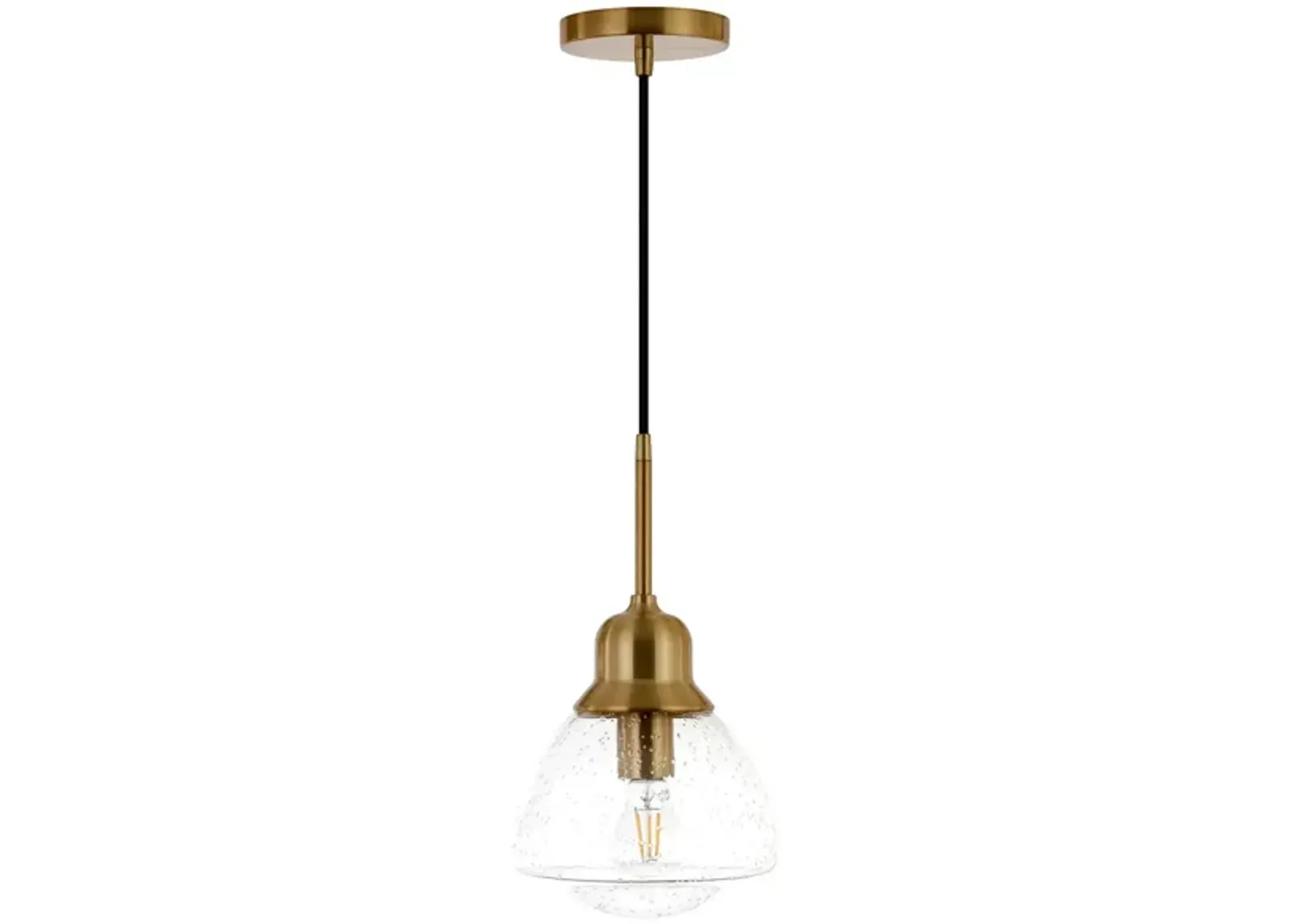 Casey Pendant in Brass by Hudson & Canal