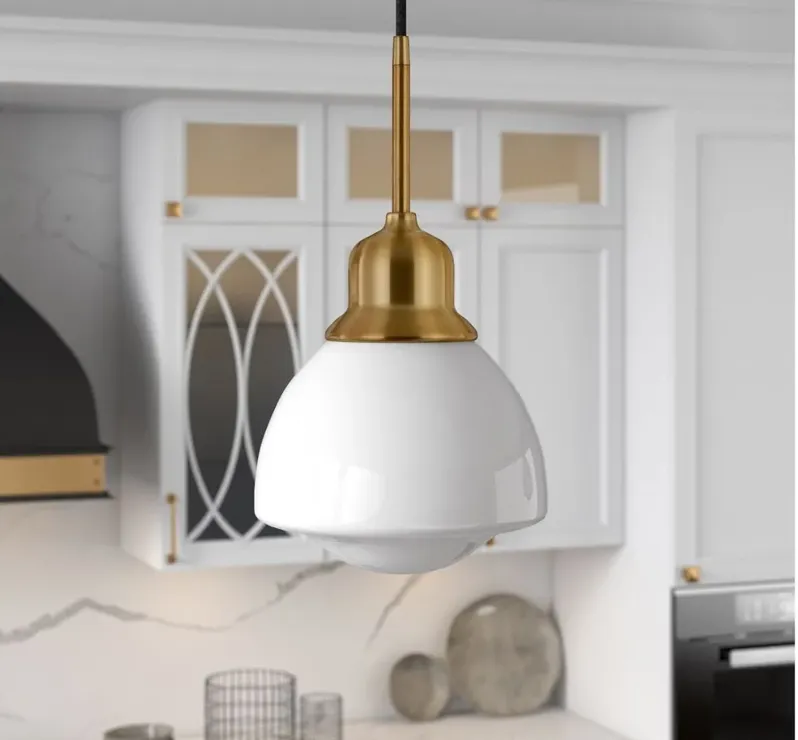 Casey Pendant in Brass by Hudson & Canal