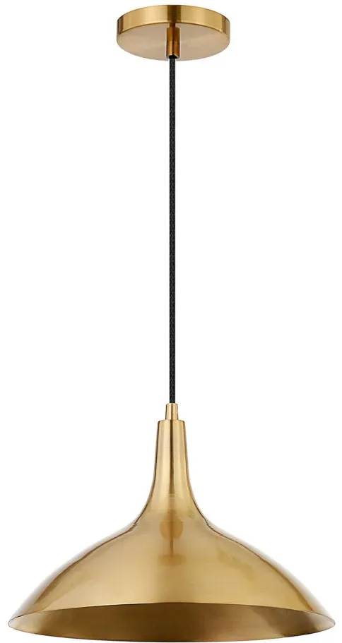 Emily Metal Pendant in Brass by Hudson & Canal