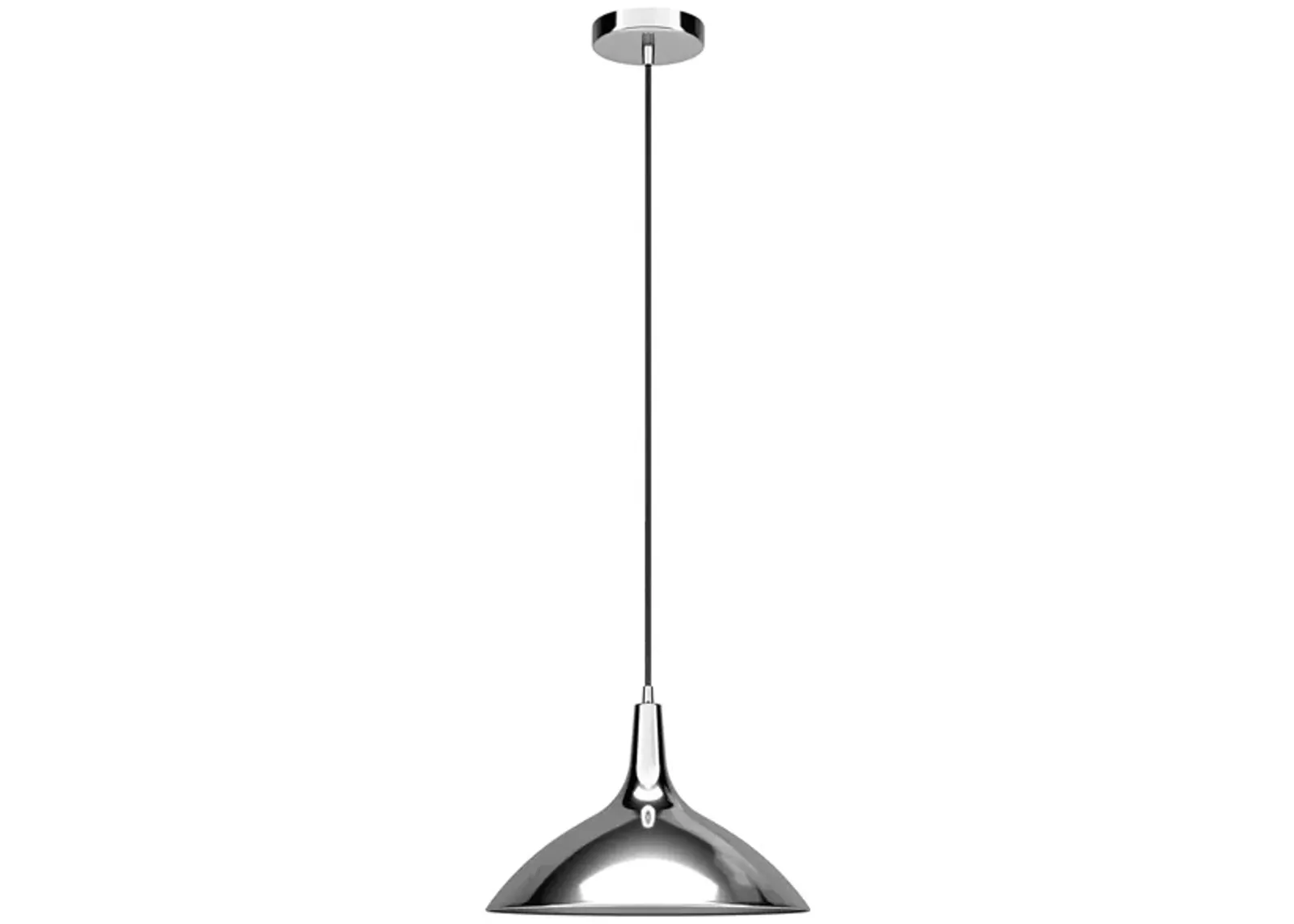 Emily Metal Pendant in Polished Nickel by Hudson & Canal