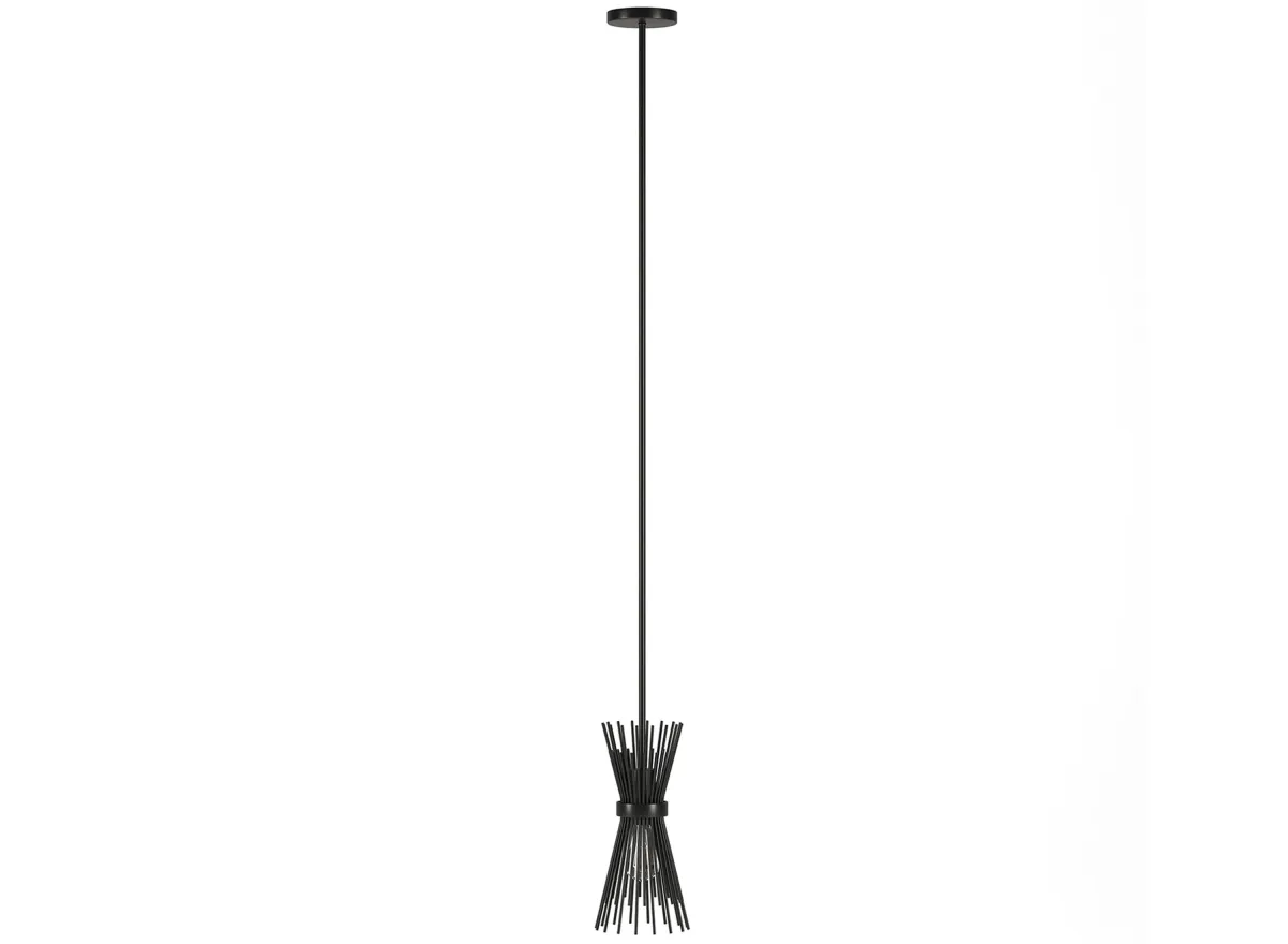 Erica Starburst Pendant in Blackened Bronze by Hudson & Canal