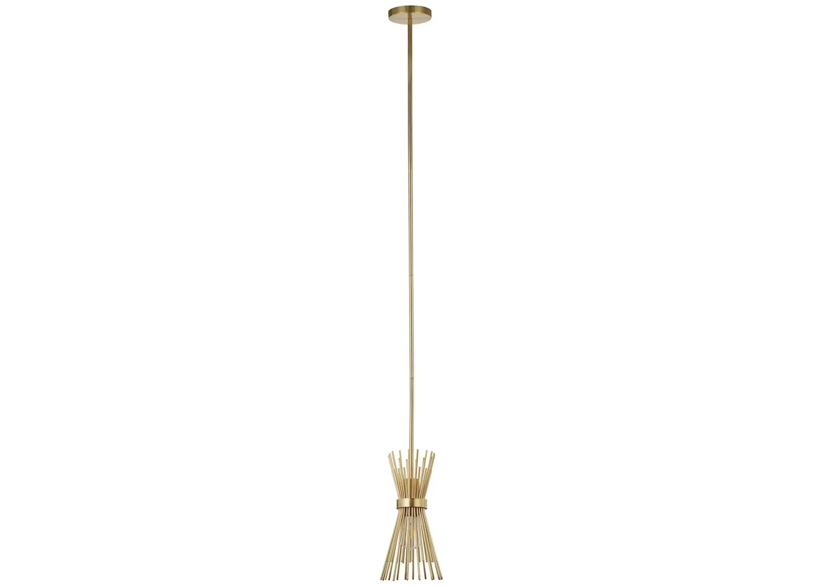 Erica Starburst Pendant in Brass by Hudson & Canal