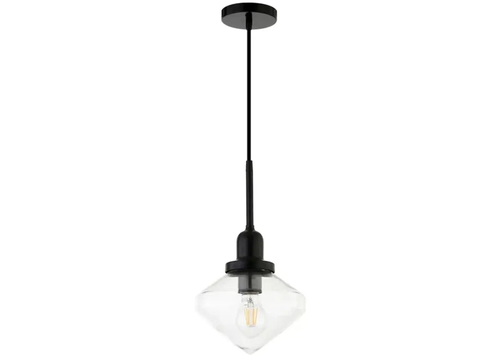 Lauren Pendant in Blackened Bronze by Hudson & Canal