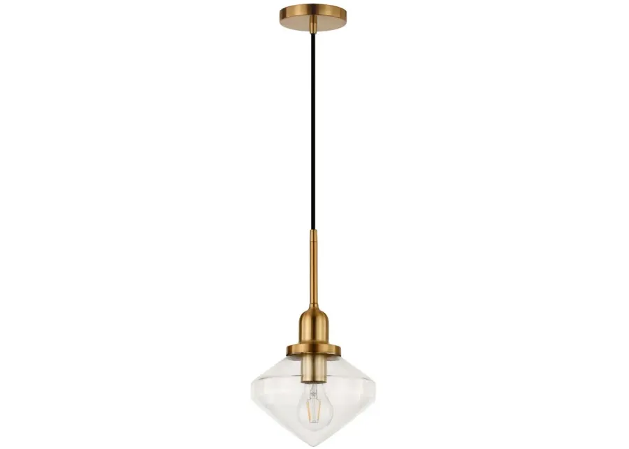 Lauren Pendant in Brass by Hudson & Canal