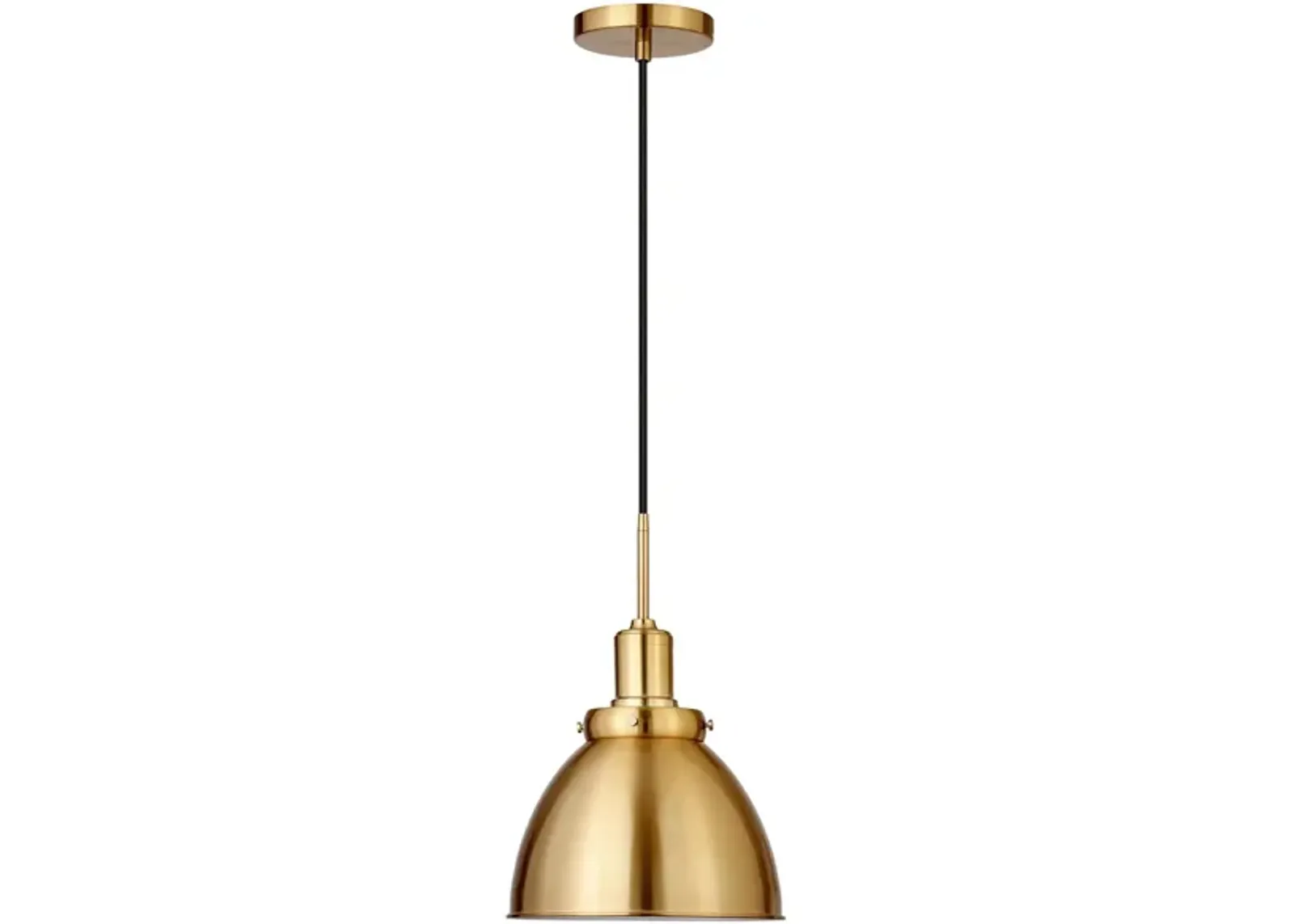 Pari Metal Pendant in Brass by Hudson & Canal