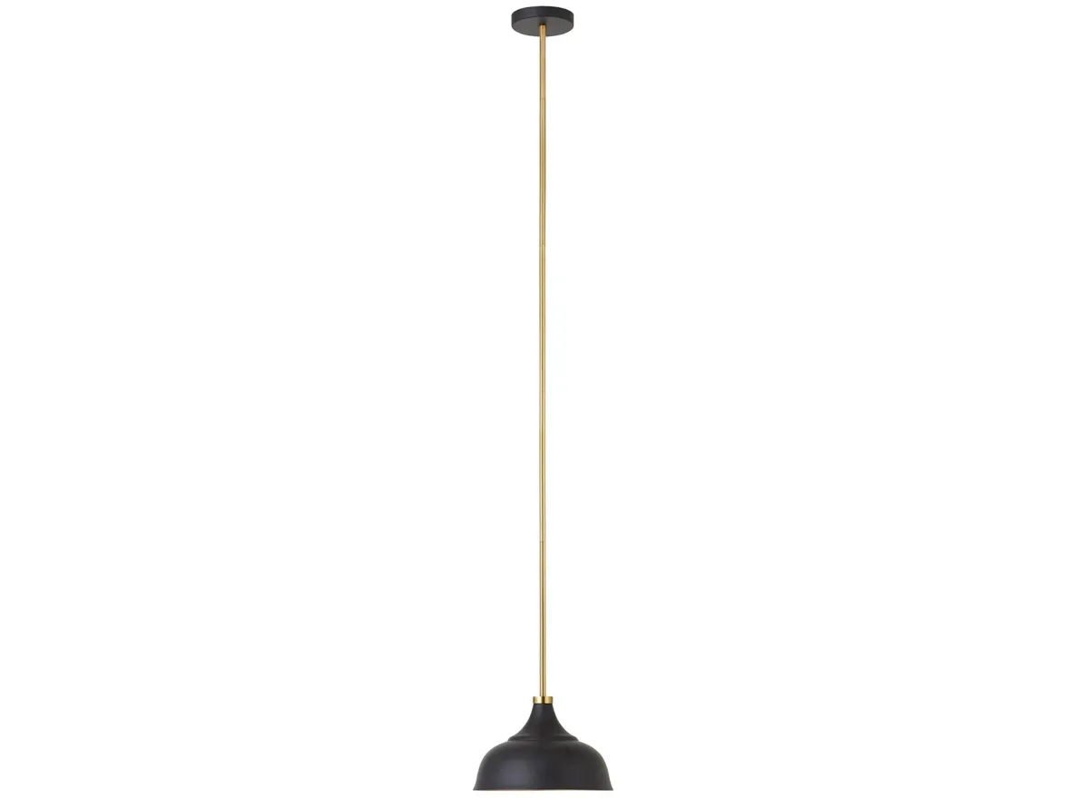 Regan Pendant in Blackened Bronze by Hudson & Canal