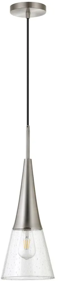 Simone Pendant in Brushed Nickel by Hudson & Canal