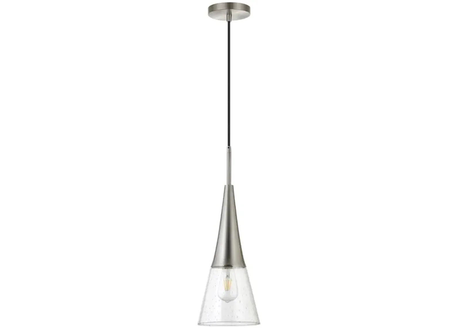 Simone Pendant in Brushed Nickel by Hudson & Canal