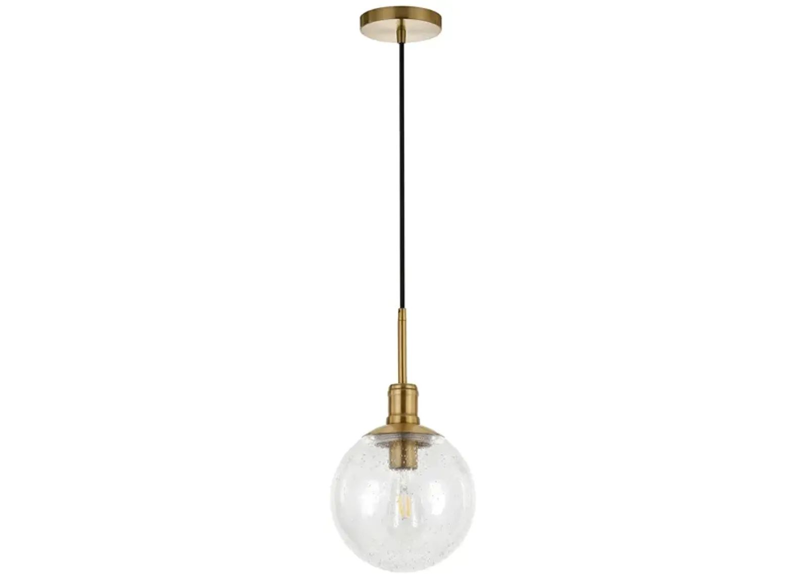 Vega Pendant in Brass by Hudson & Canal