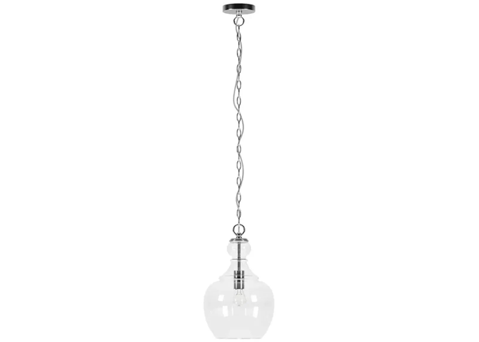 Nadire Pendant in Brushed Nickel by Hudson & Canal