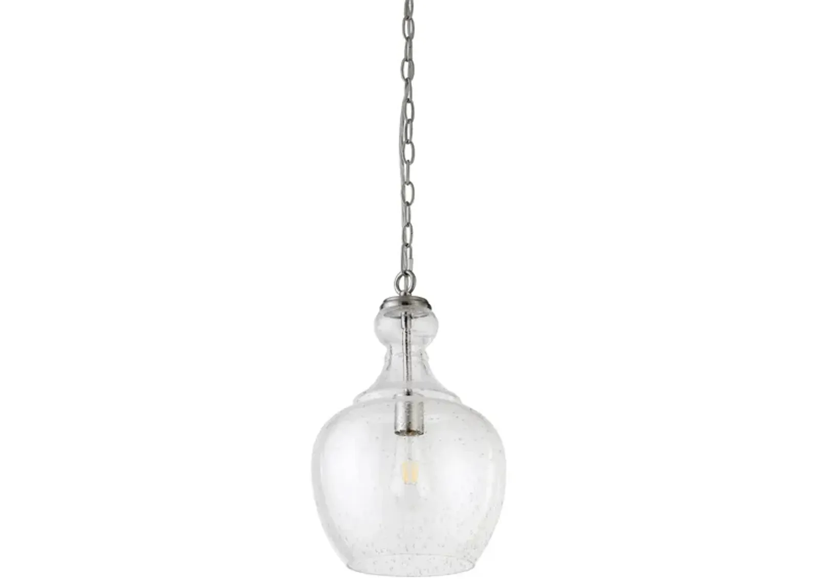 Nadire Pendant in Brushed Nickel by Hudson & Canal