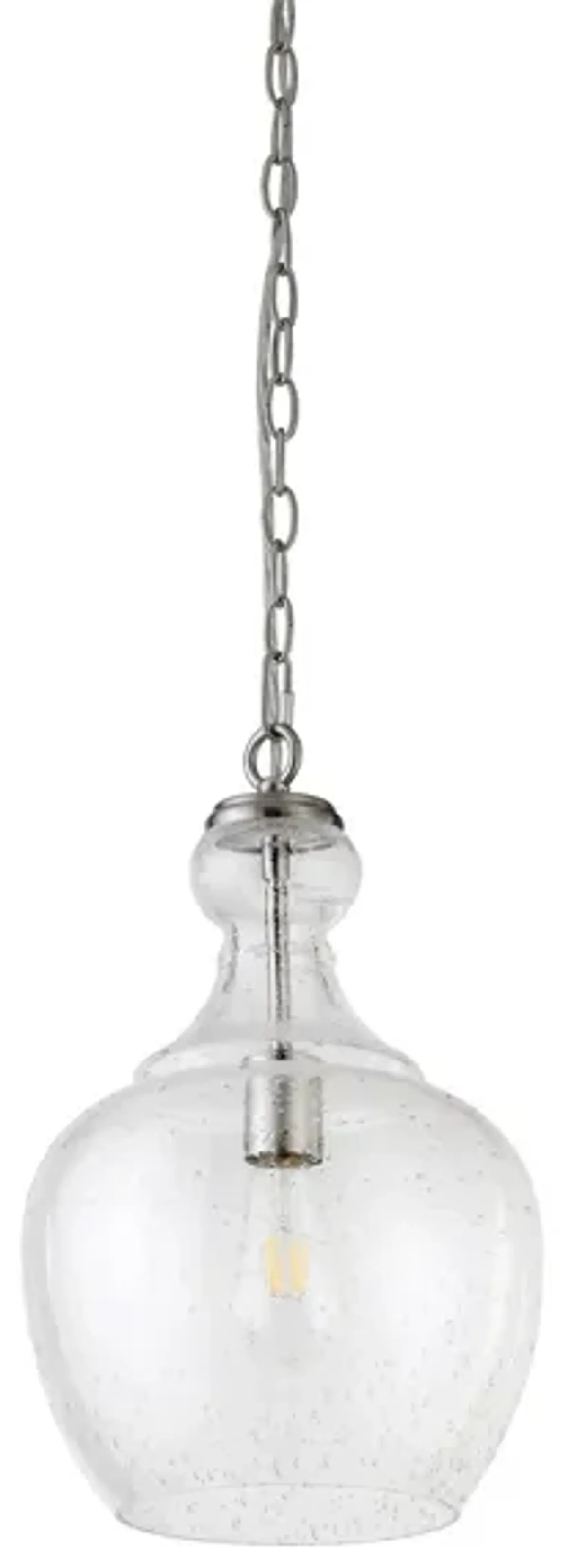 Nadire Pendant in Brushed Nickel by Hudson & Canal