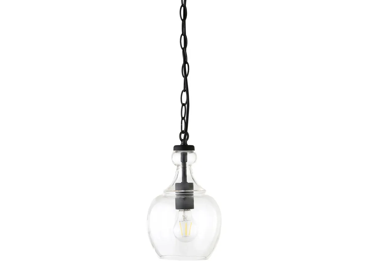 Nadire Pendant in Blackened Bronze by Hudson & Canal