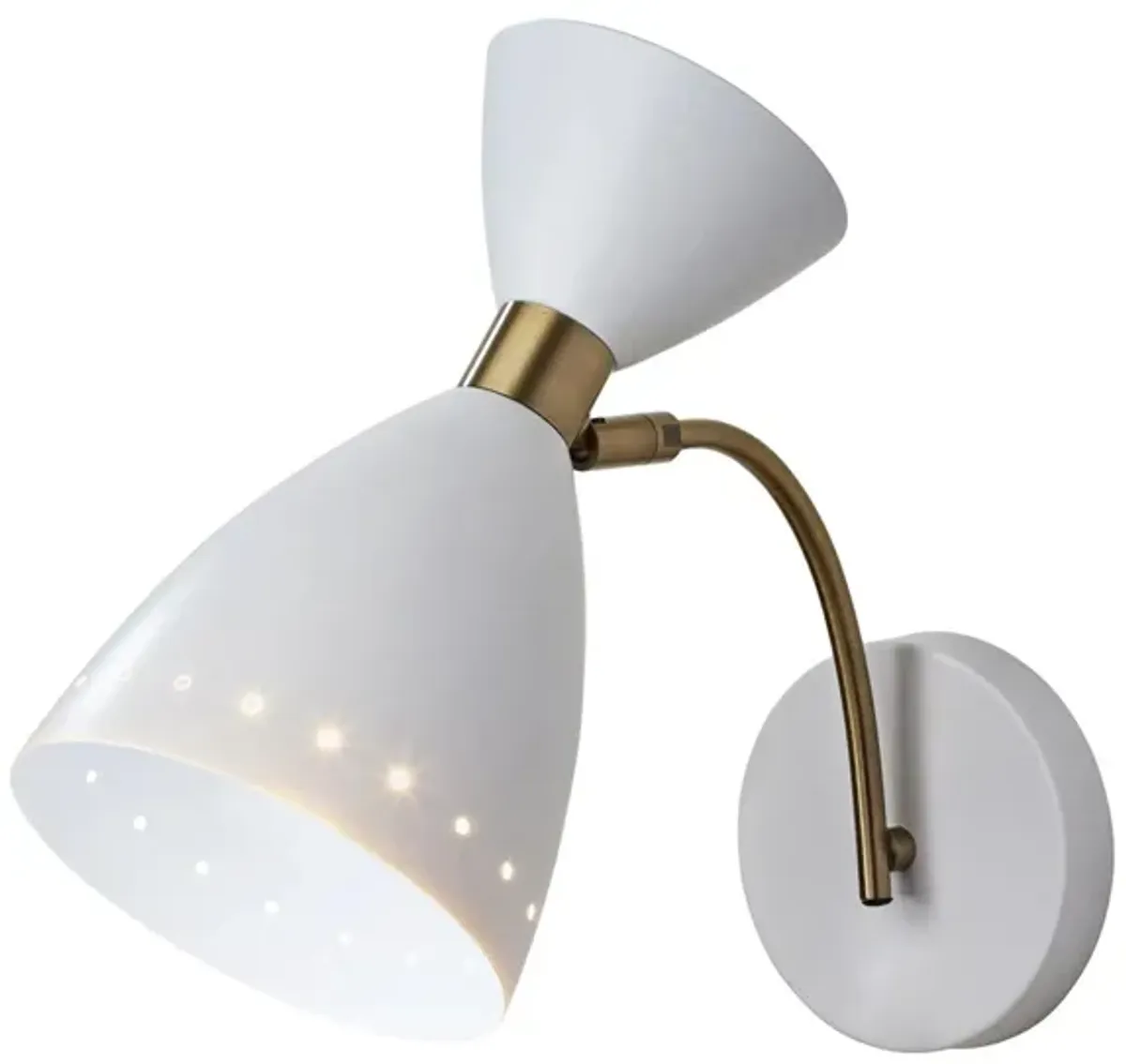 Oscar Wall Light in White by Adesso Inc