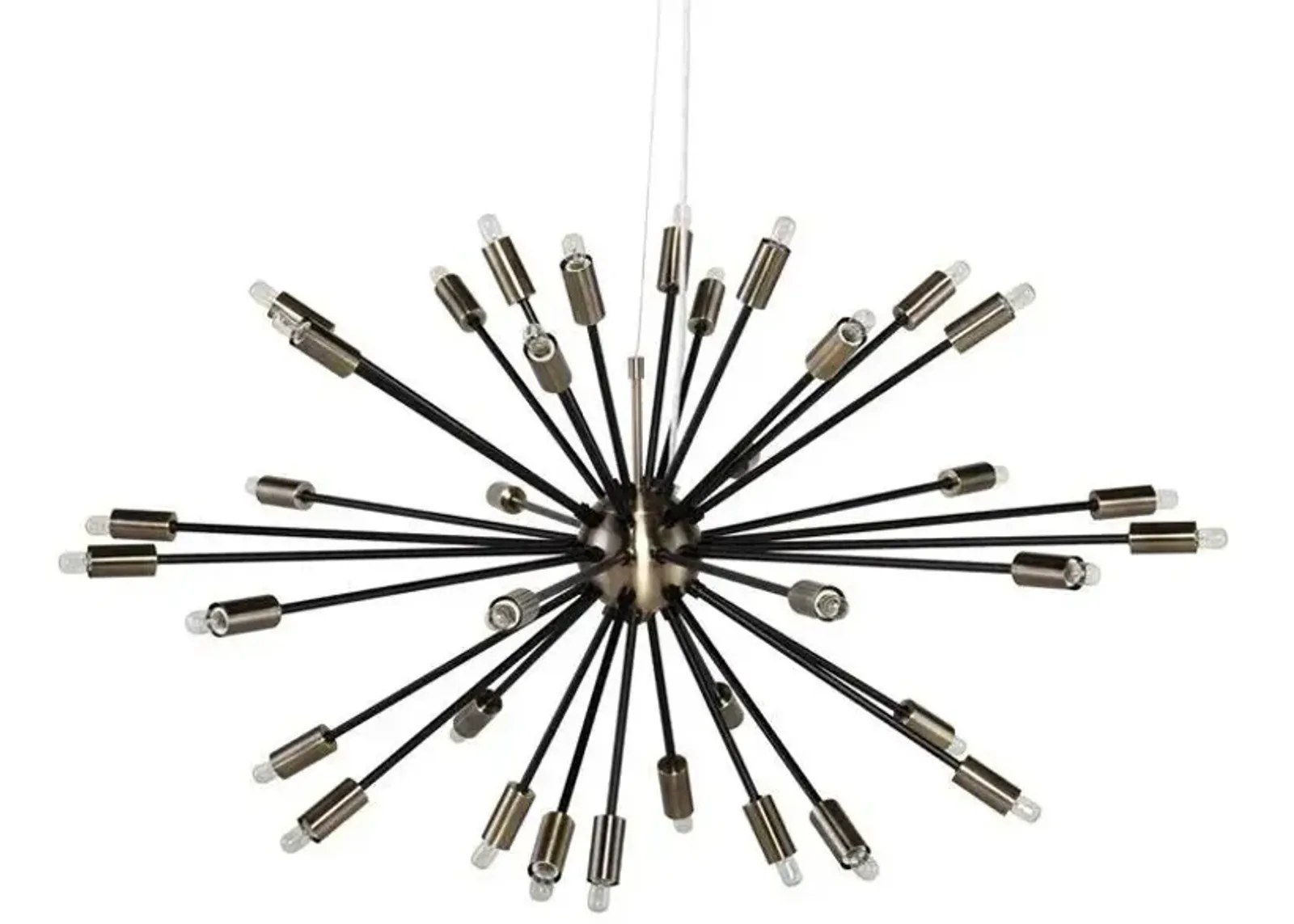 Vladimir Pendant Light in ANTIQUE BRASS by Nuevo