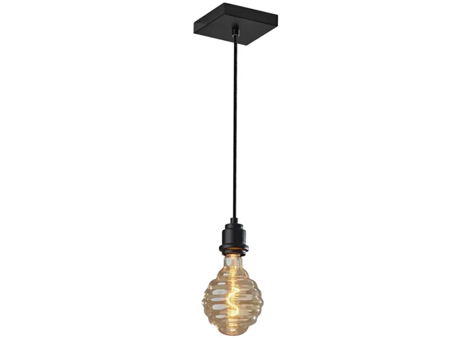 Wren Pendant in Black by Adesso Inc