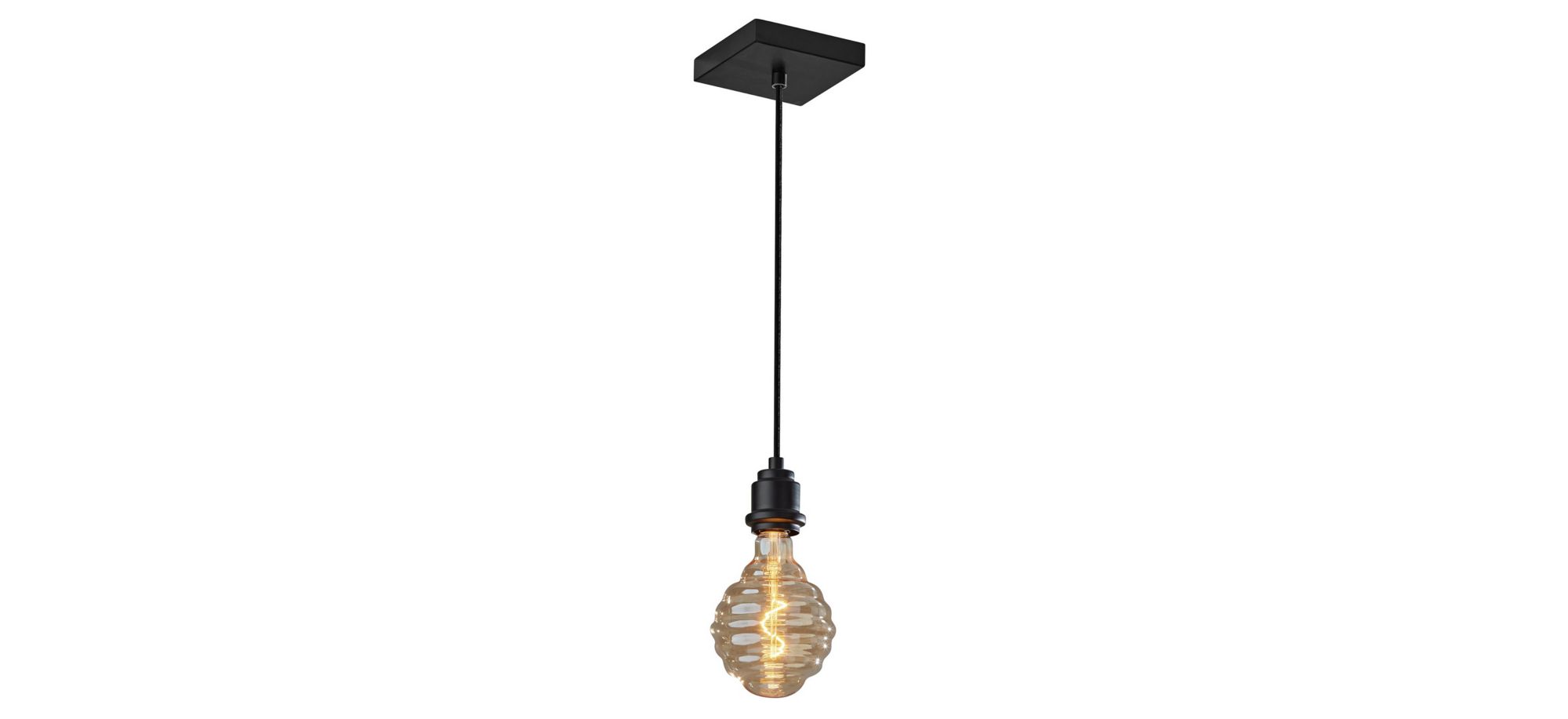 Wren Pendant in Black by Adesso Inc