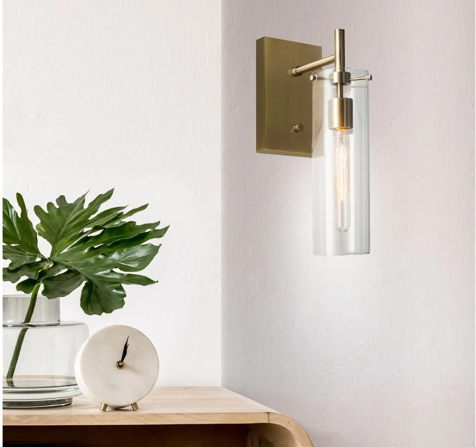 Dalton Wall Lamp in Brass by Adesso Inc