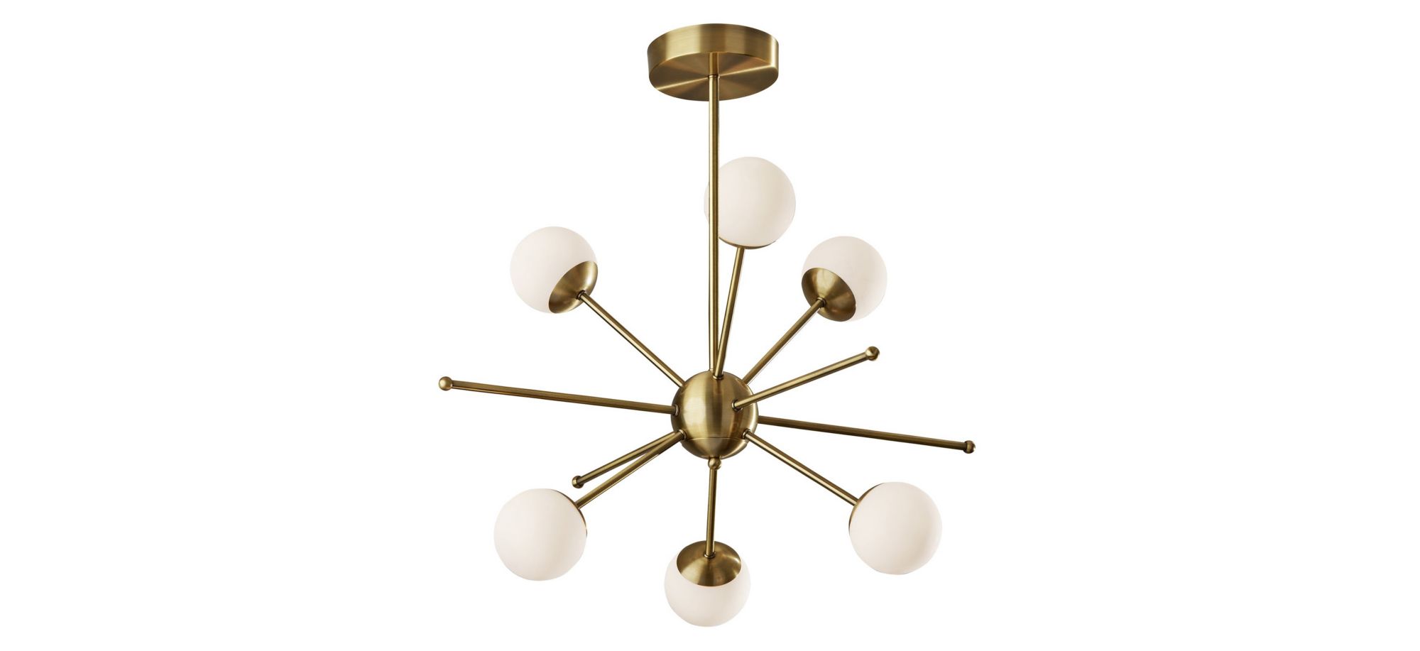 Doppler Pendant Light in Antique Brass by Adesso Inc