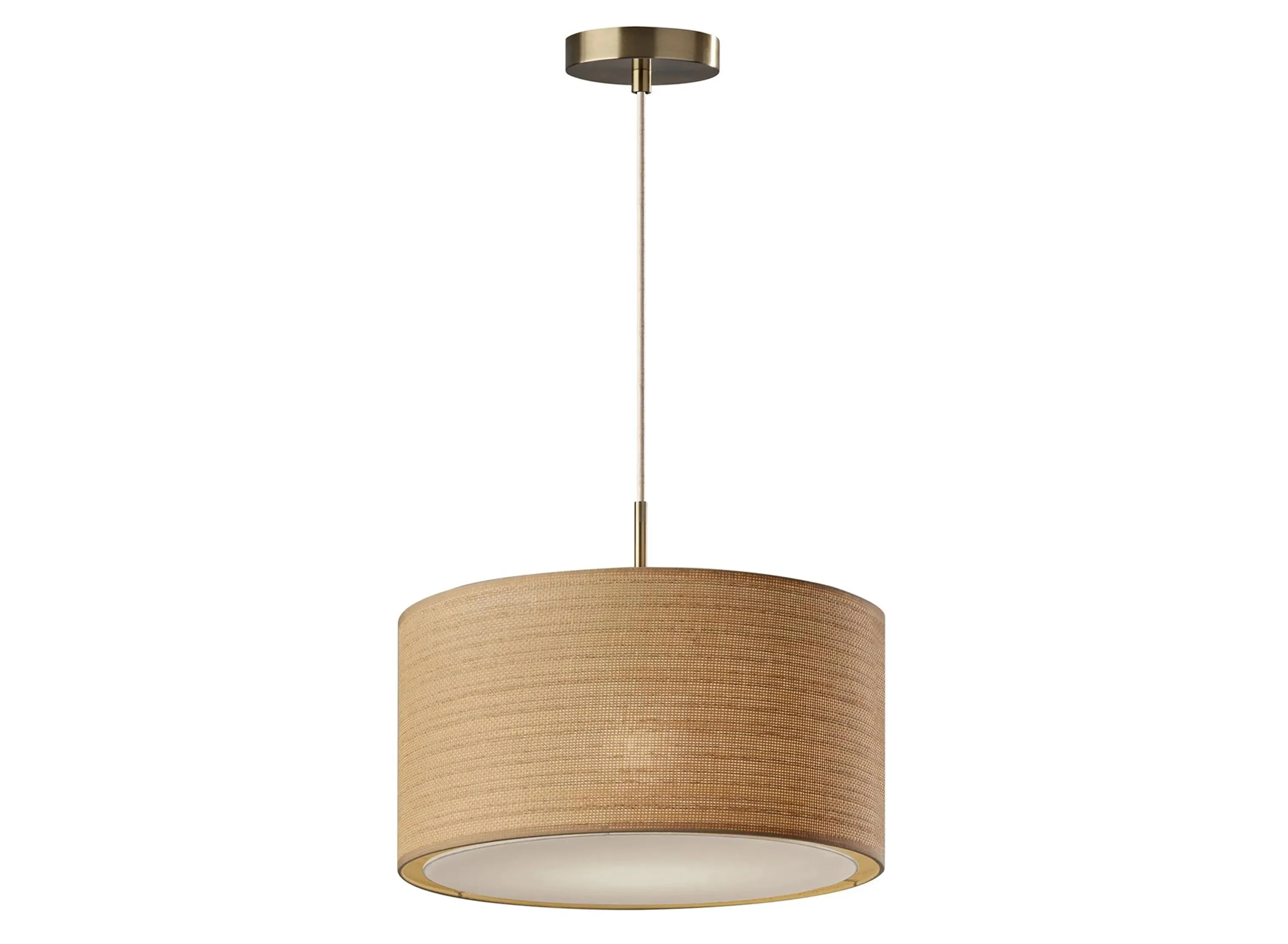 Harvest Large Pendant Light in Antique Brass by Adesso Inc