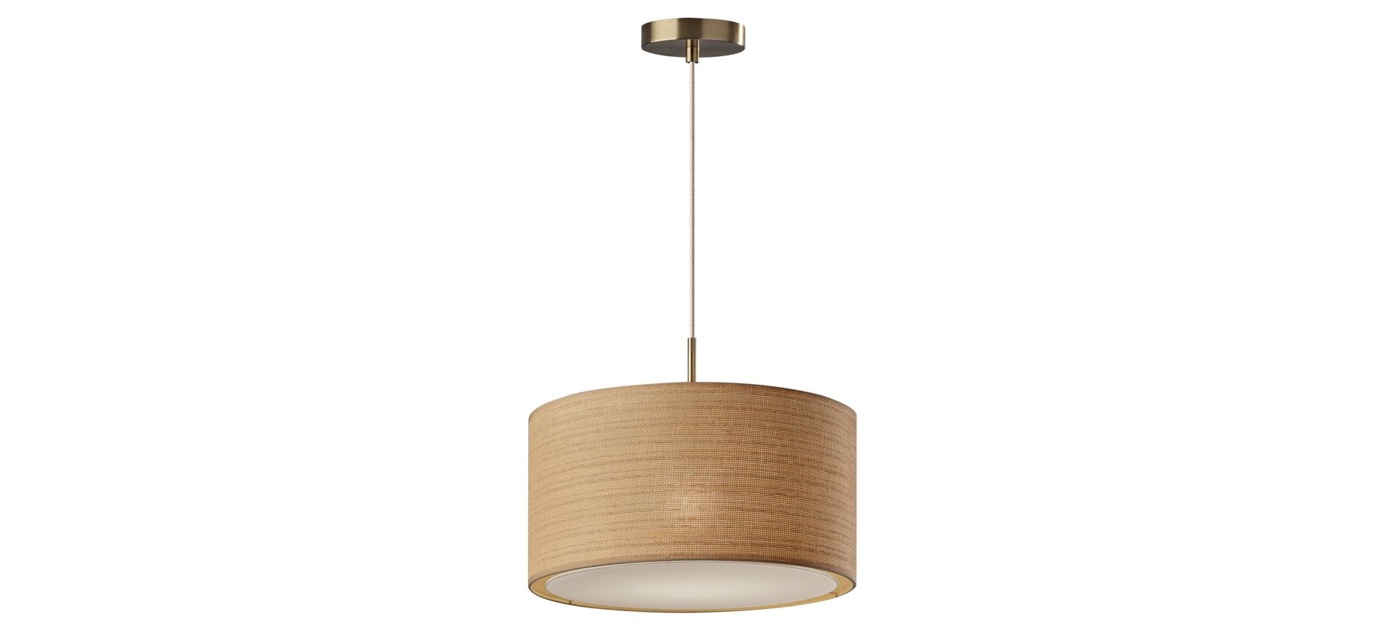 Harvest Large Pendant Light in Antique Brass by Adesso Inc