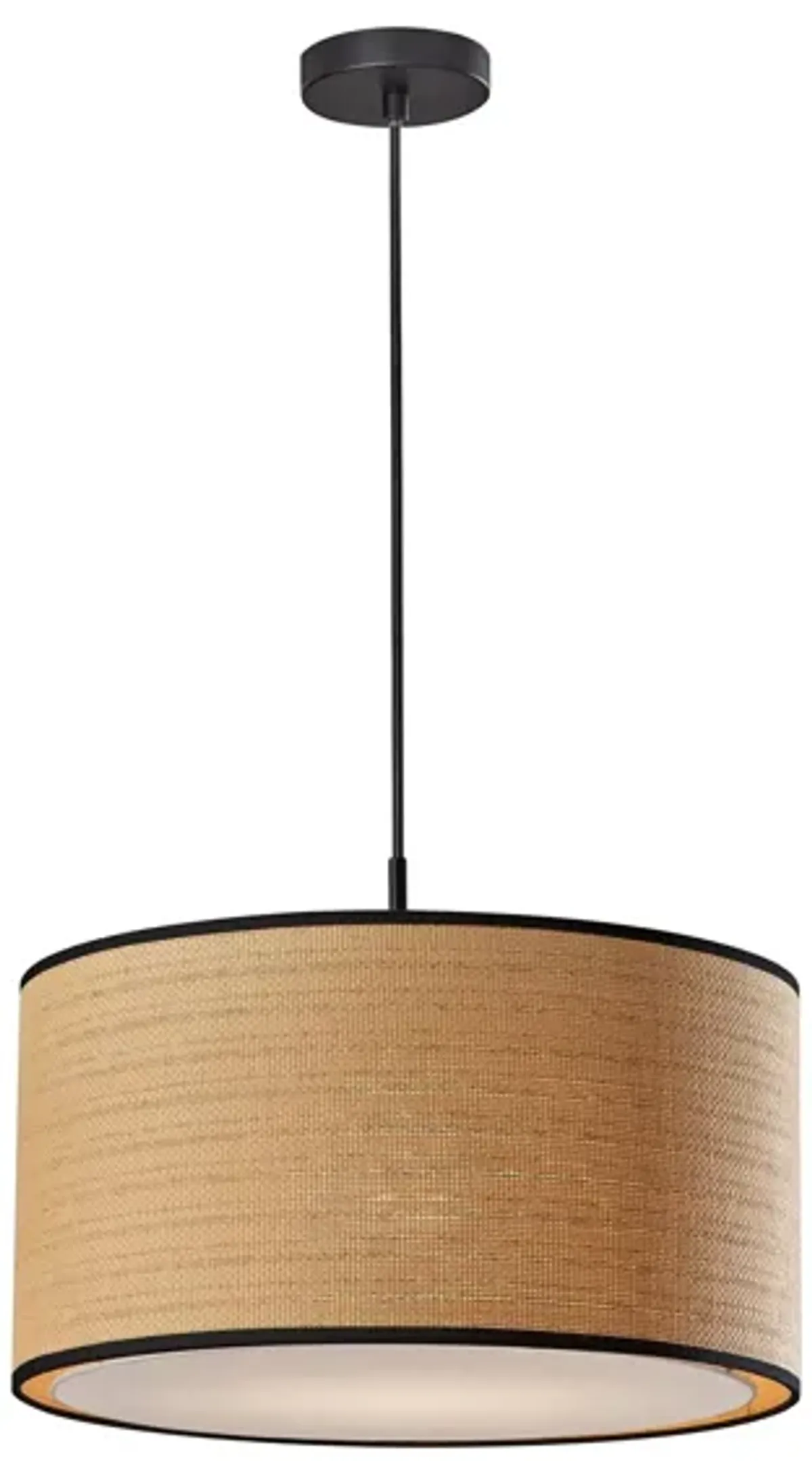 Harvest Large Pendant Light in Black by Adesso Inc