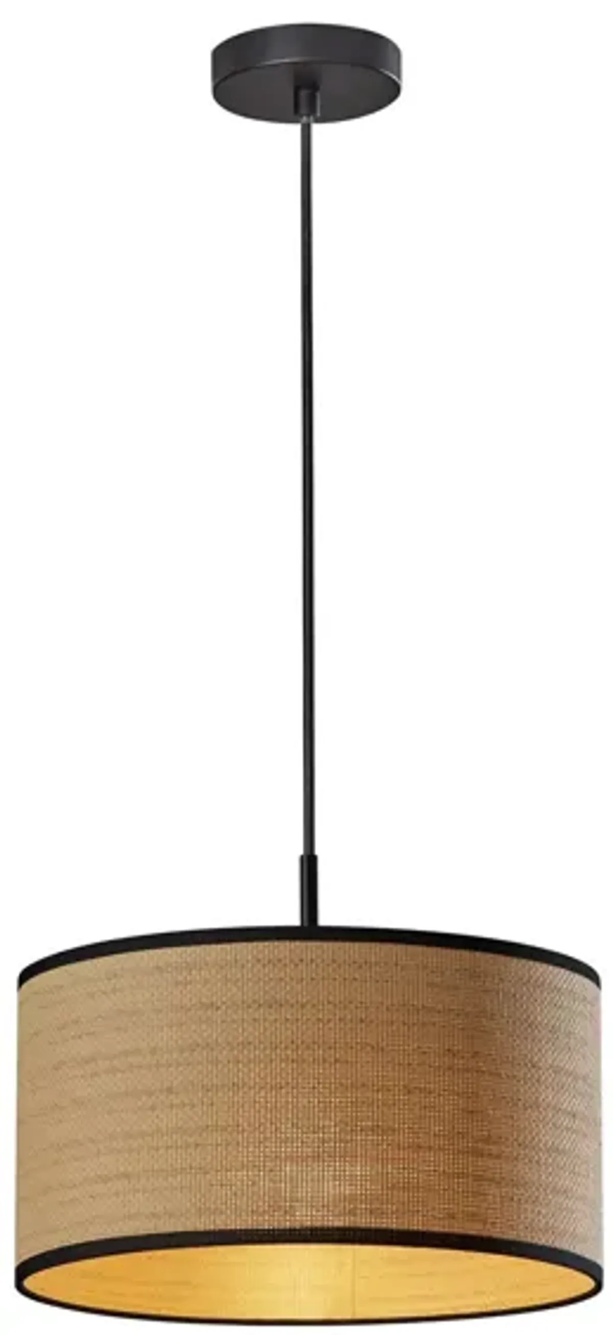 Harvest Pendant Light in Black by Adesso Inc