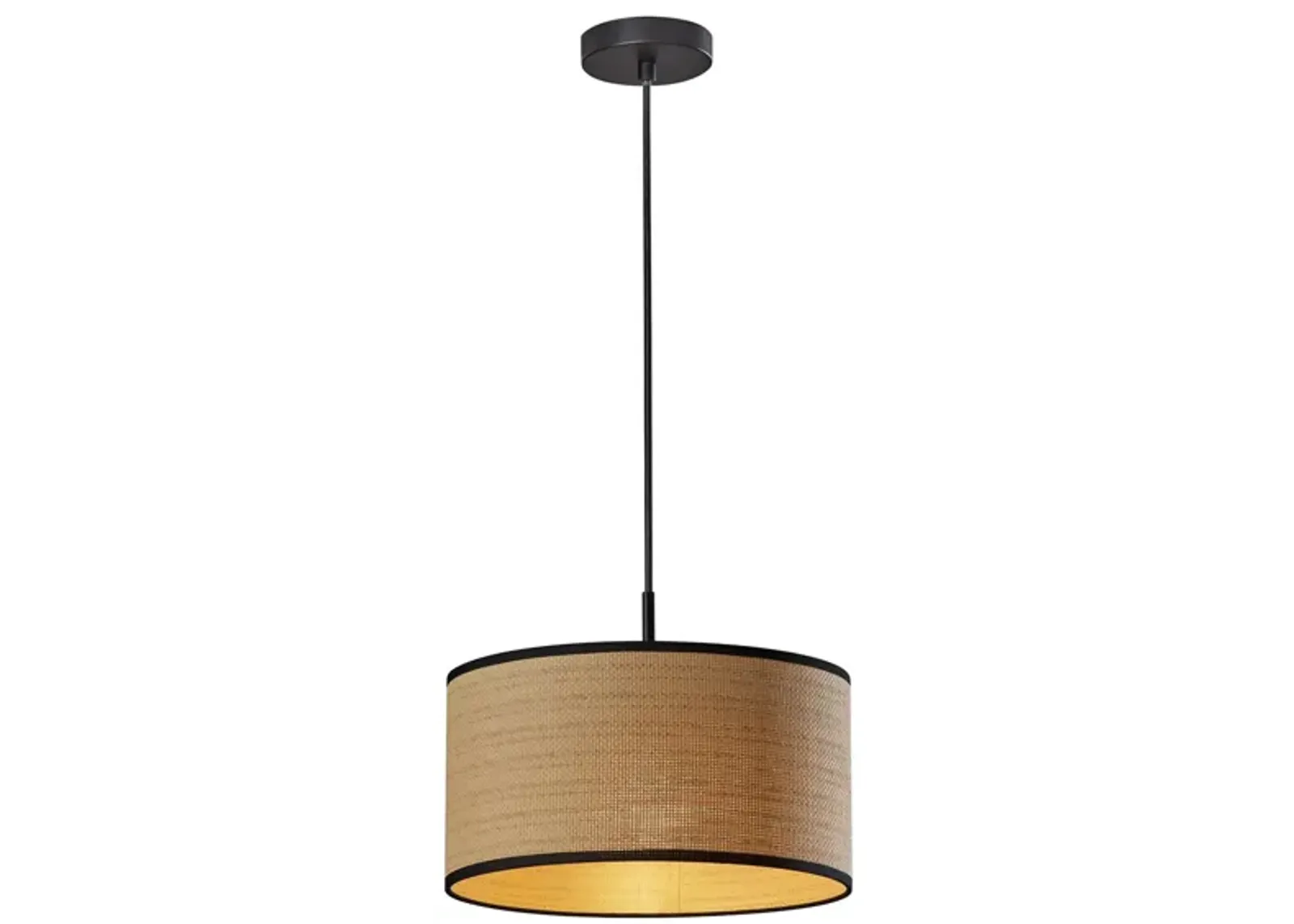 Harvest Pendant Light in Black by Adesso Inc