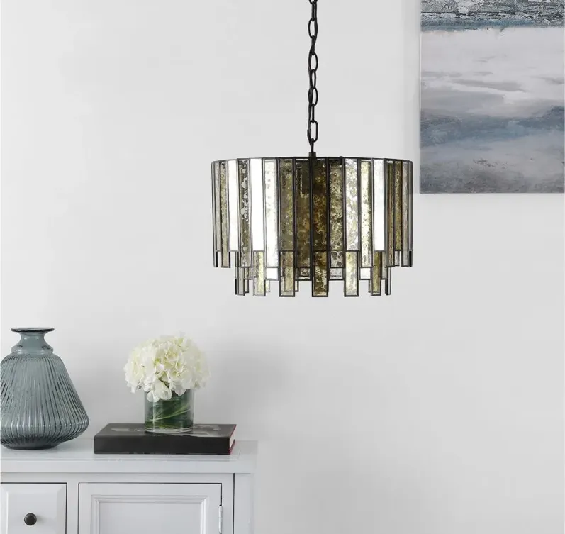 Masera Chandelier in Black by Safavieh