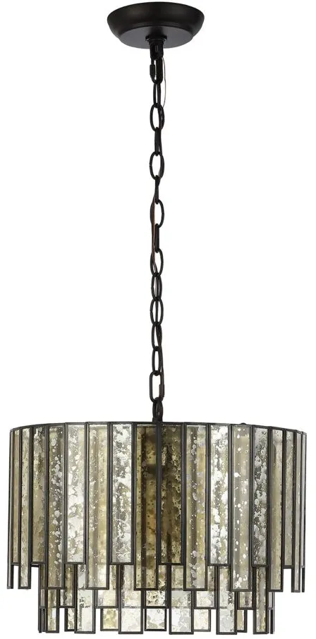 Masera Chandelier in Black by Safavieh