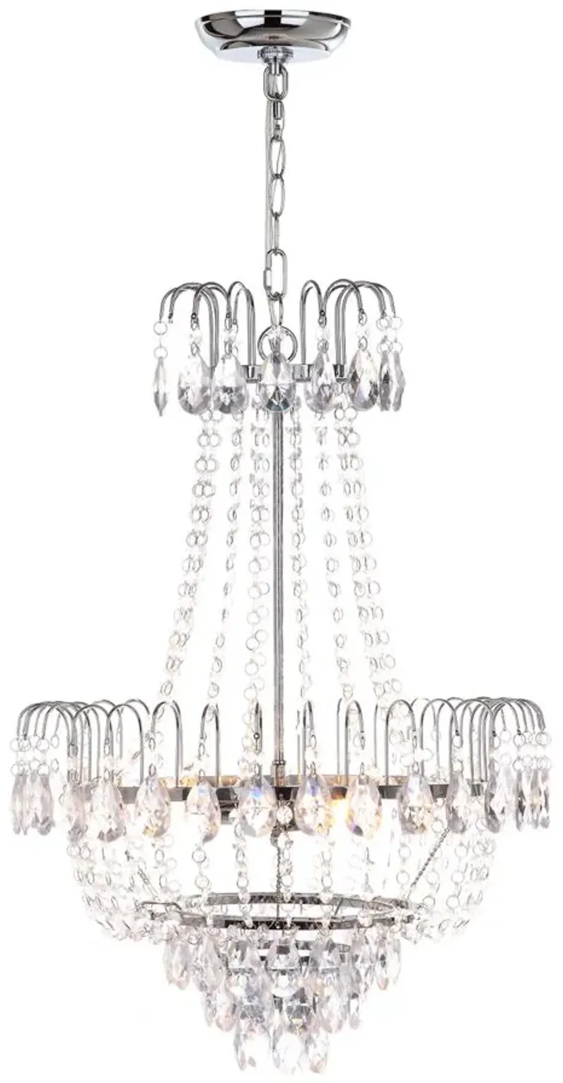 Lulu Chandelier in Chrome by Safavieh