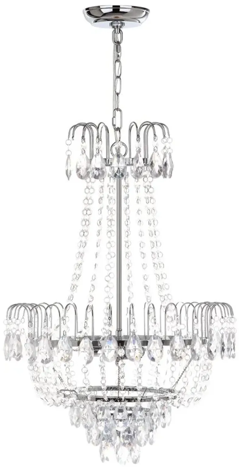 Lulu Chandelier in Chrome by Safavieh