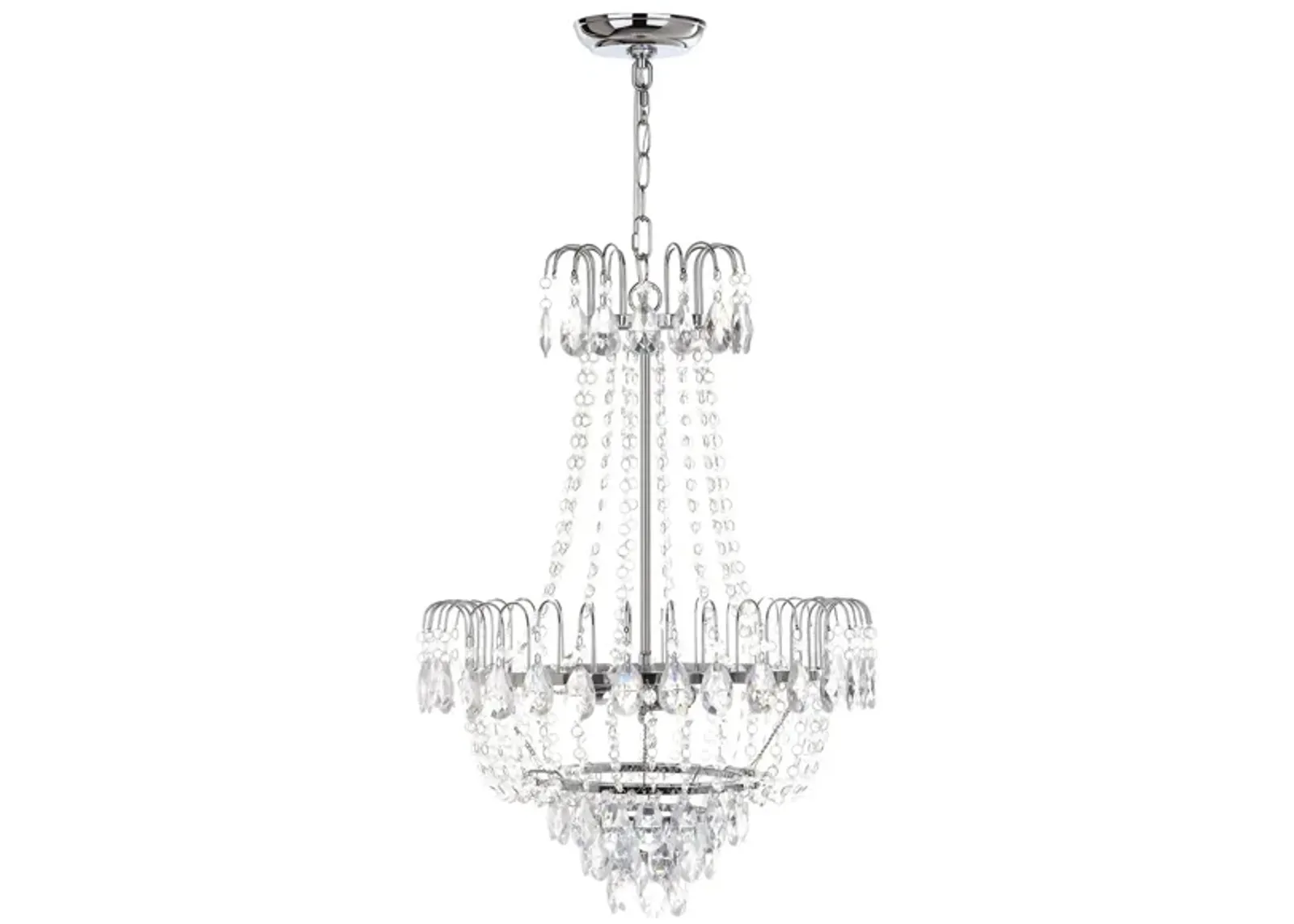 Lulu Chandelier in Chrome by Safavieh