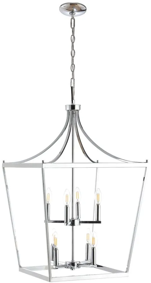 Rove Pendant in Chrome by Safavieh