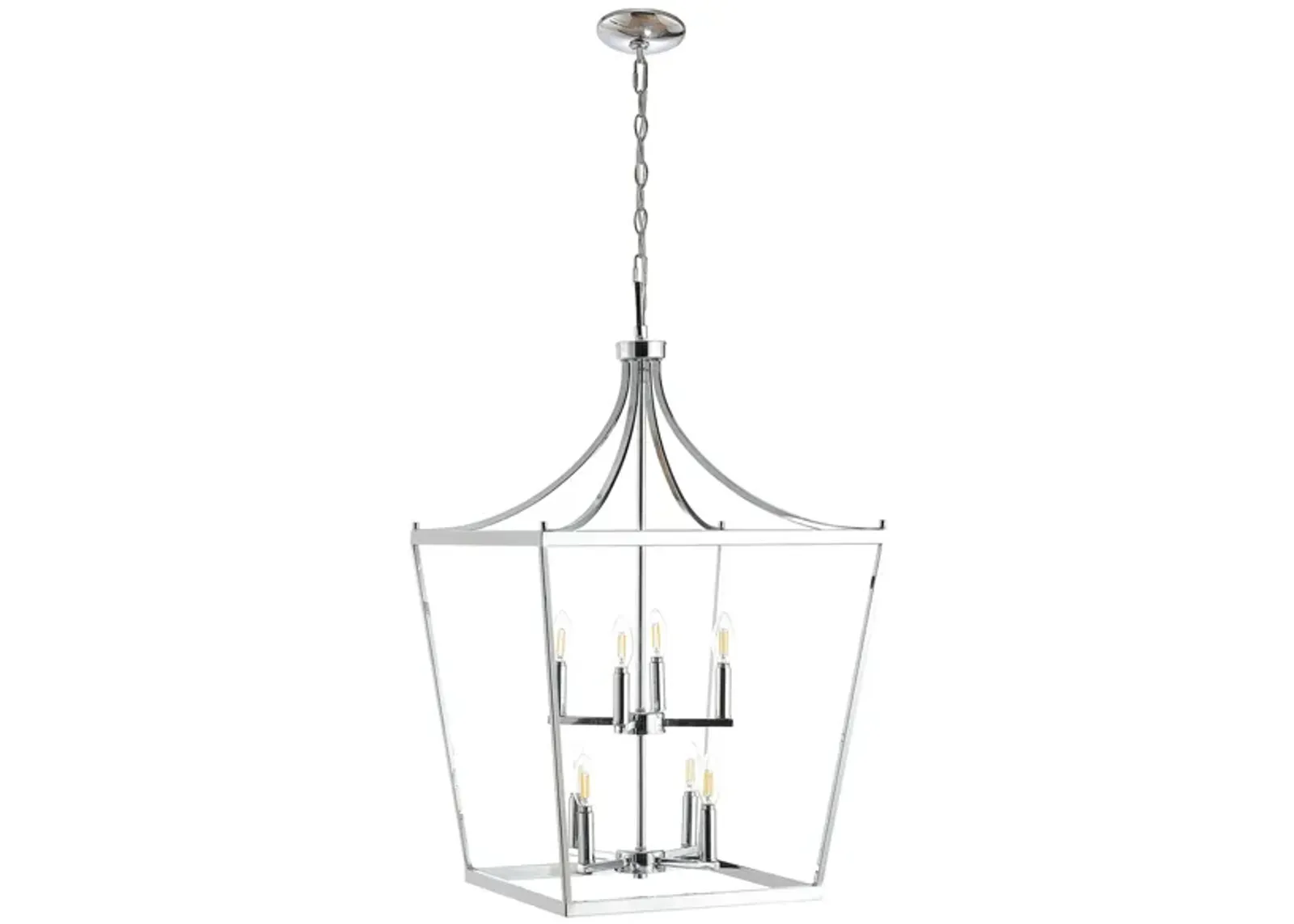 Rove Pendant in Chrome by Safavieh