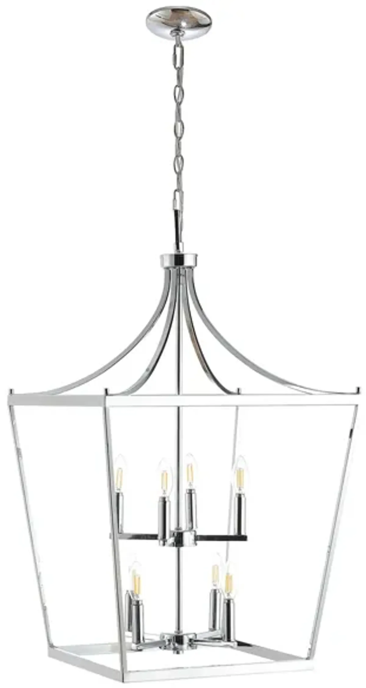 Rove Pendant in Chrome by Safavieh