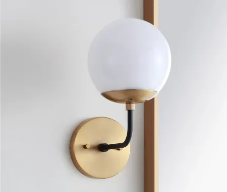 Henlin Wall Sconce in Brass by Safavieh