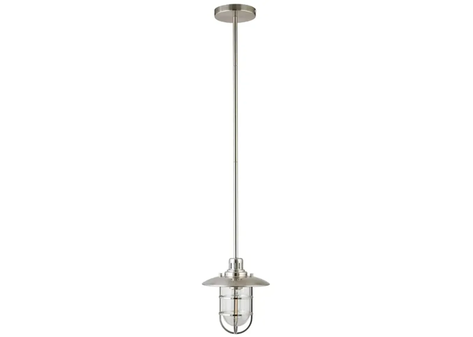 Darwin Pendant in Brushed Nickel by Hudson & Canal