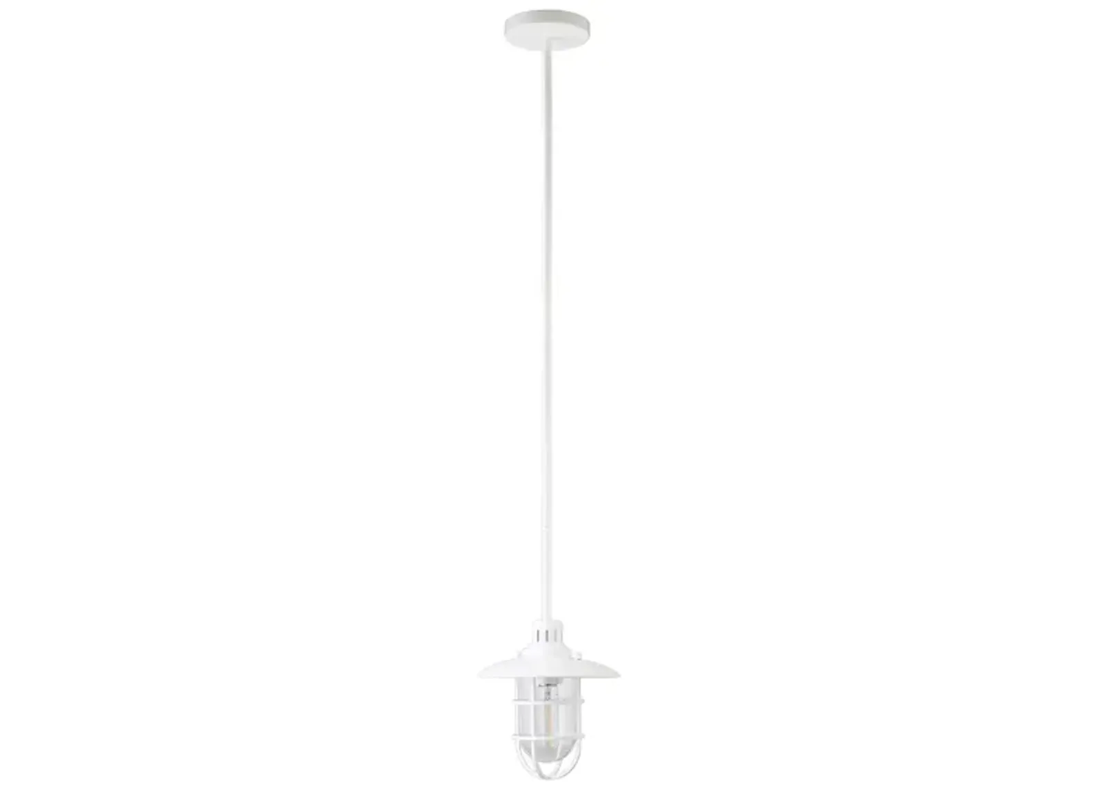 Darwin Pendant in White by Hudson & Canal