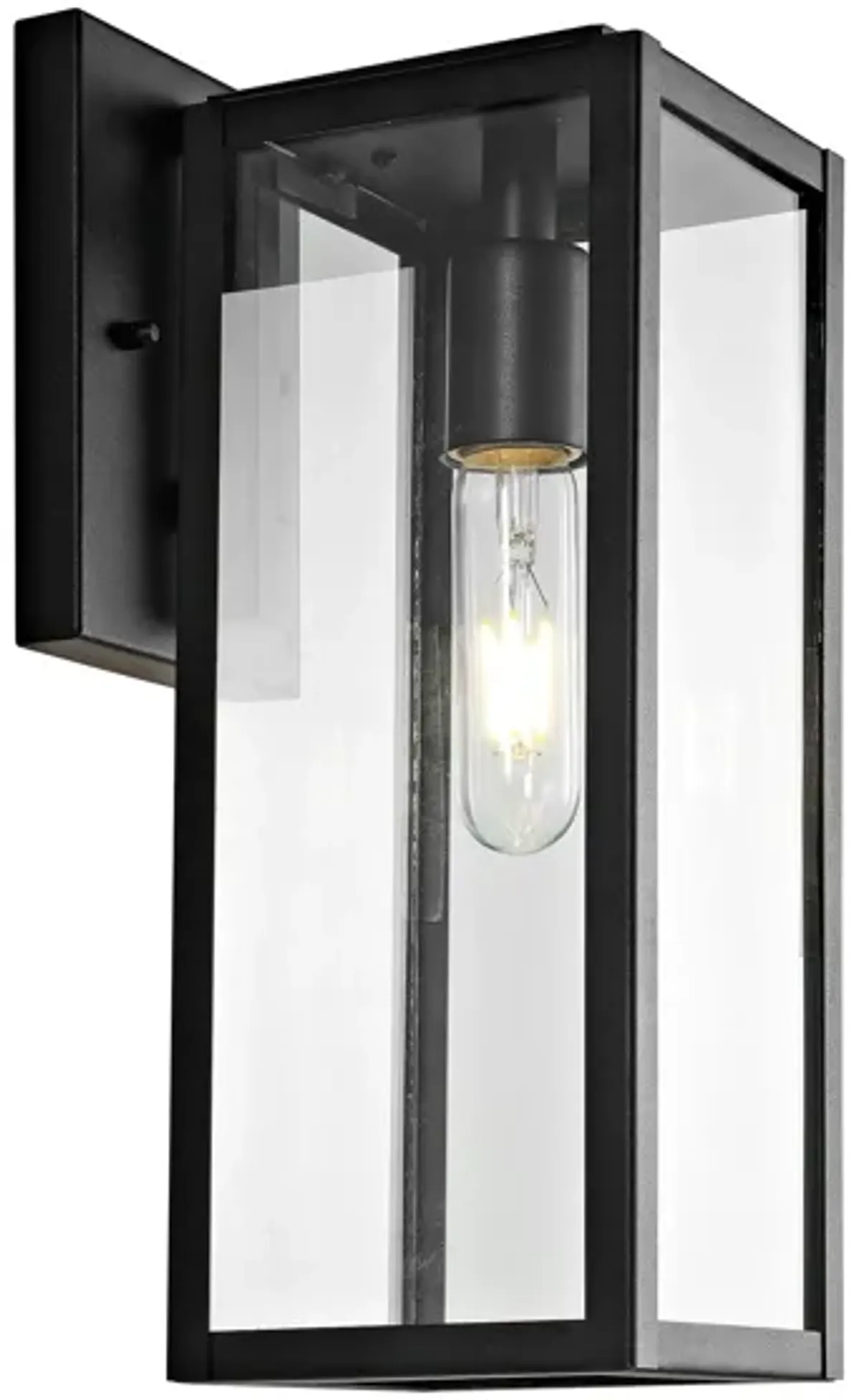 Norsan Outdoor Wall Lantern in Black by Safavieh