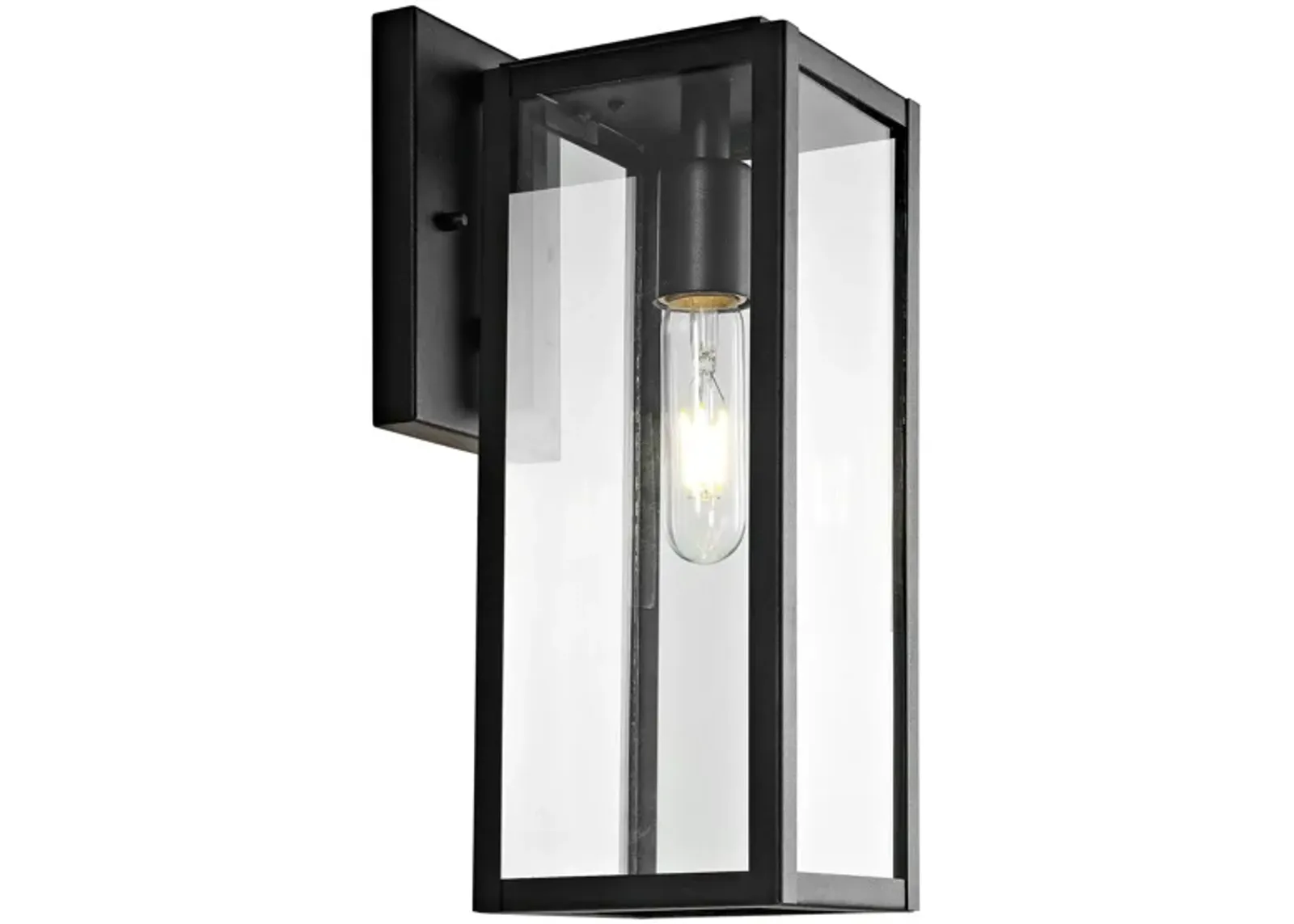 Norsan Outdoor Wall Lantern in Black by Safavieh