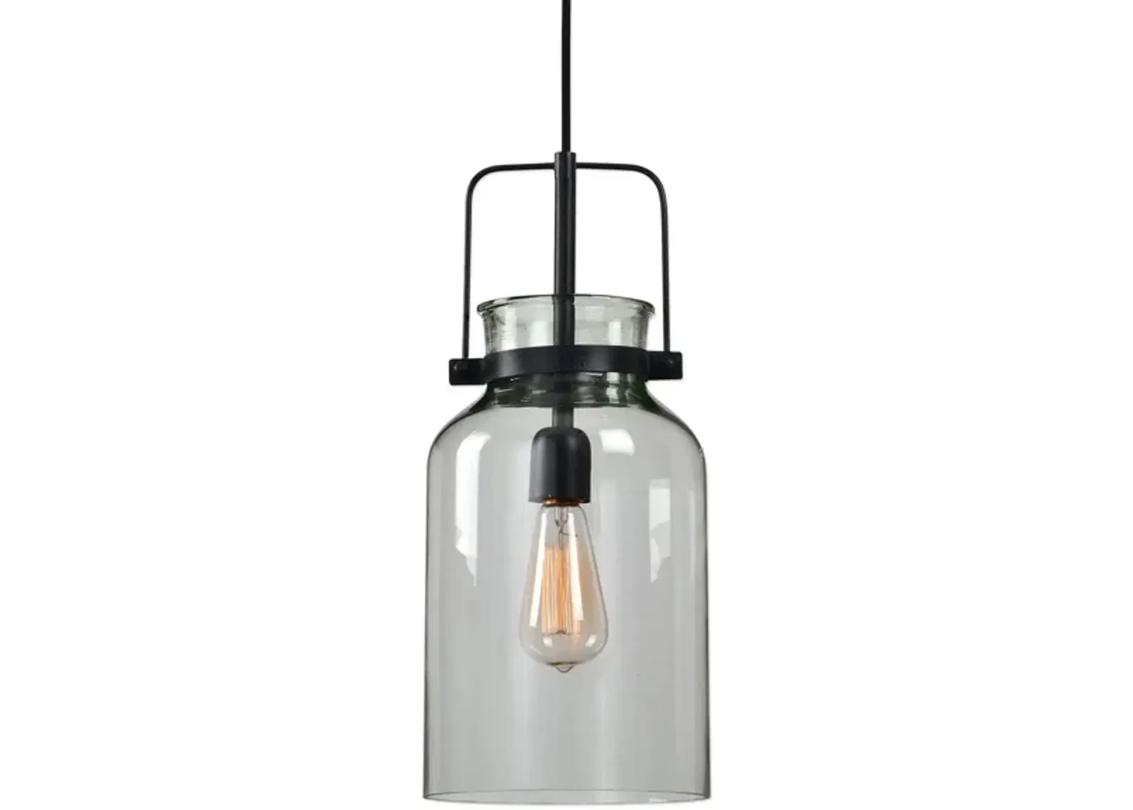 Lansing Mini Pendant Light in Black by Uttermost