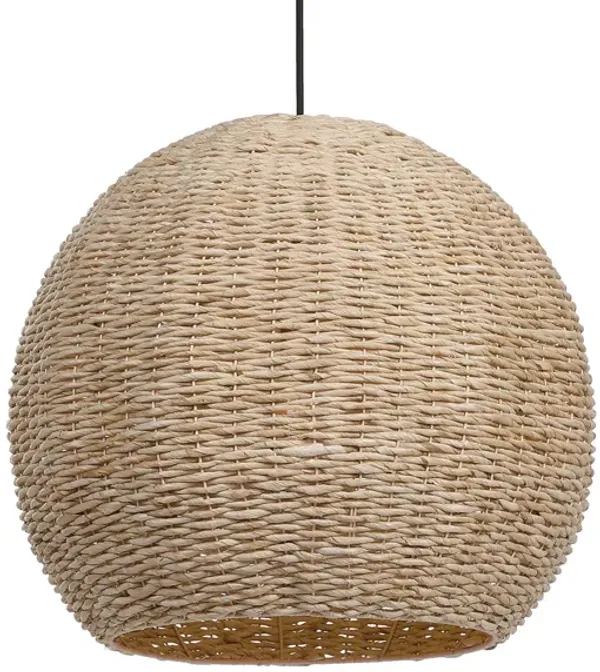 Seagrass Dome Pendant Light